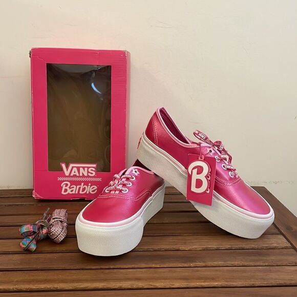 Vans Barbie Authentic Stackform Skate Shoes US Women 6/UK 3.5/EU 36 - Picture 1 of 14